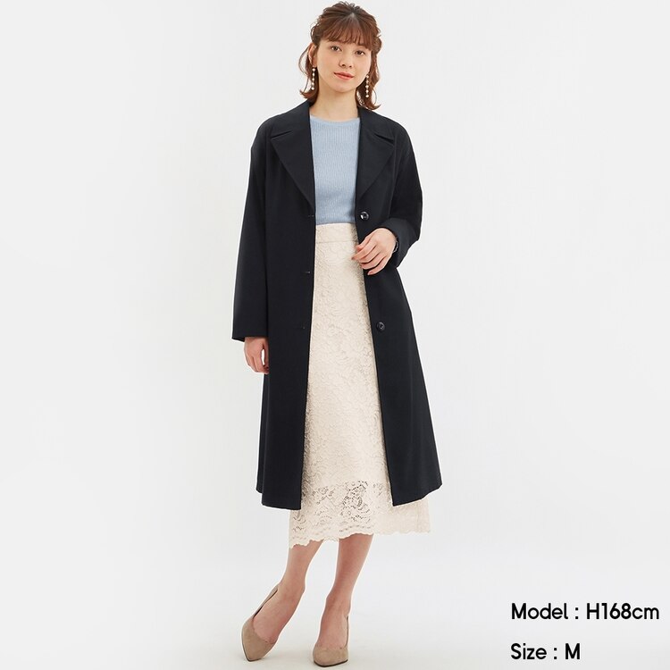 Gu公式 チェックコンビネーショントレンチコートz X ファッション通販サイト