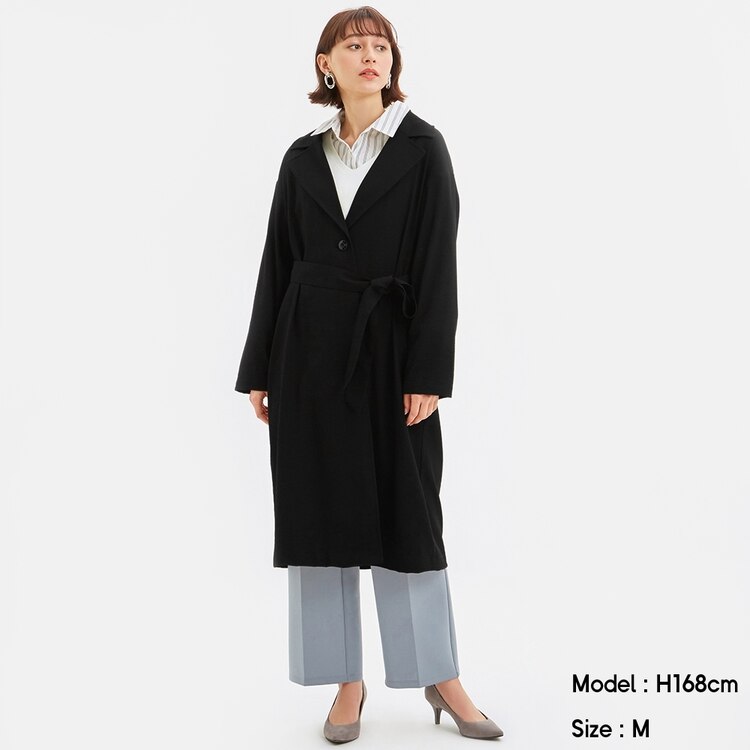 ベルテッドロングコートz E Gu ジーユー 公式通販オンラインストア