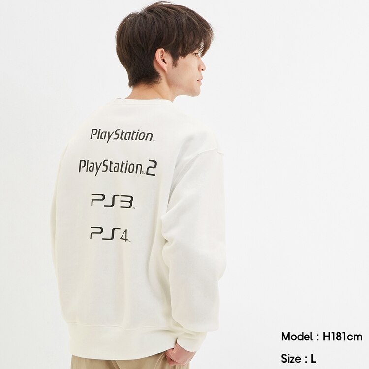 ビッグスウェットシャツ 長袖 Playstation 1 Gu ジーユー 公式通販オンラインストア