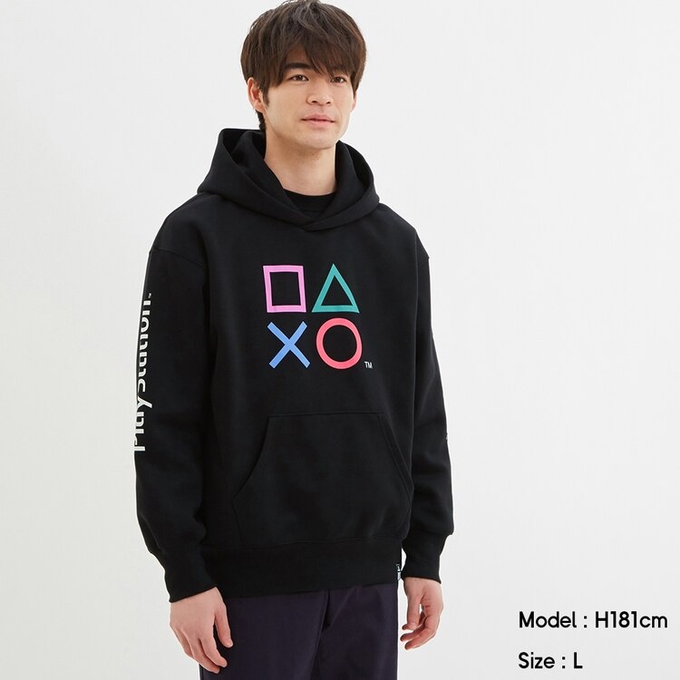 ビッグスウェットプルパーカ 長袖 Playstation 1 Gu ジーユー 公式通販オンラインストア