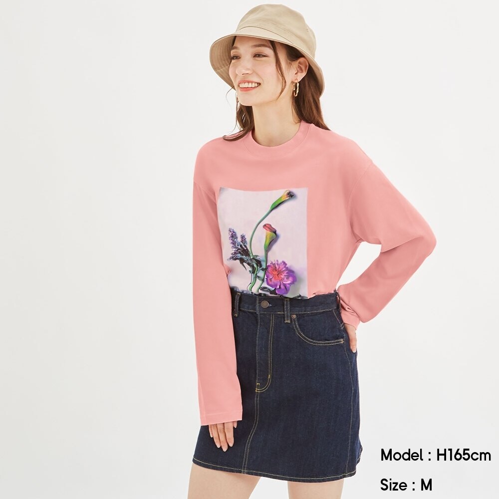 （GU）グラフィックロングスリーブT(長袖)Bのサムネイル