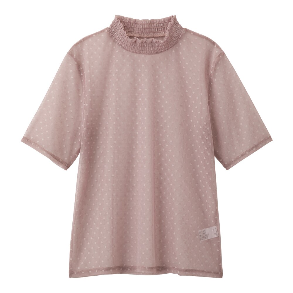 チュールドットレースt 半袖 Gu ジーユー 公式通販オンラインストア