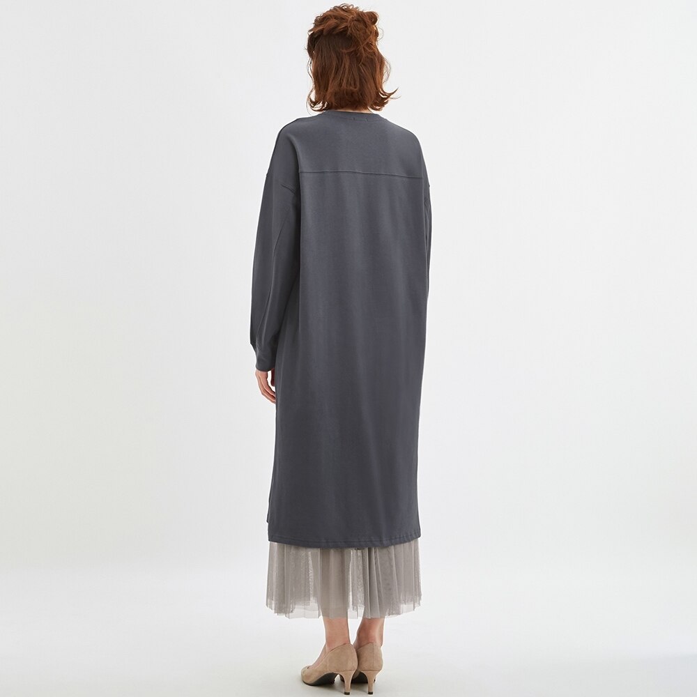 Gu公式 ロングtワンピース 長袖 ファッション通販サイト