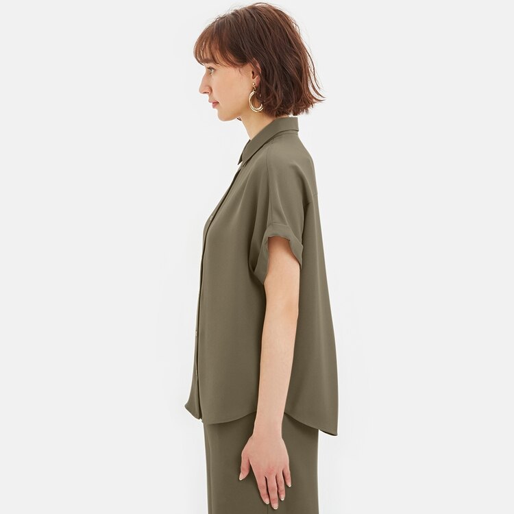 エアリーシャツ 半袖 セットアップ可能 Gu ジーユー 公式通販オンラインストア