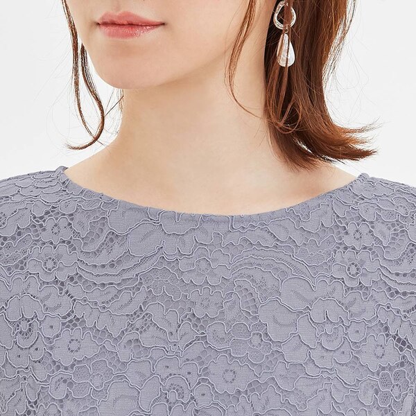 レースワンピース 半袖 Q X Gu ジーユー 公式通販オンラインストア