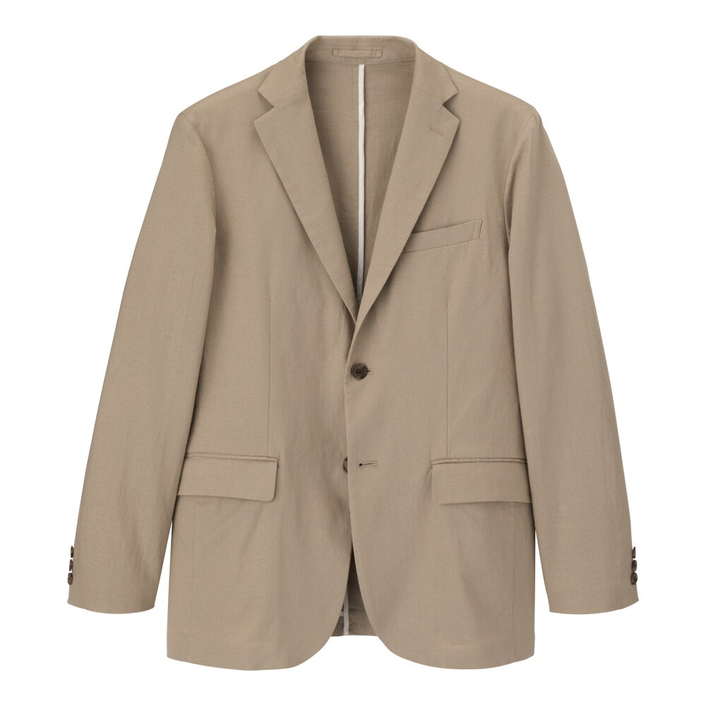 Gu公式 リネンブレンドジャケットcl E セットアップ可能 ファッション通販サイト