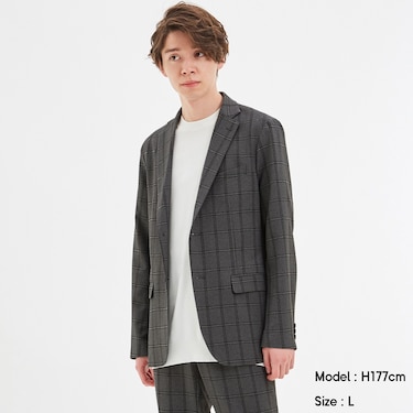 Gu公式 Guドライテーラードジャケット チェック Cl E セットアップ可能 ファッション通販サイト