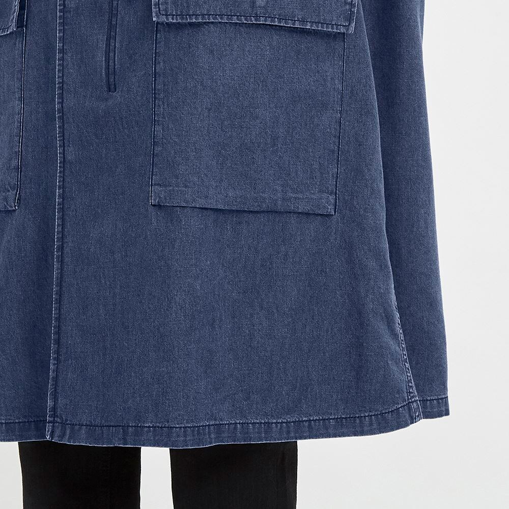 Gu公式 デニムモッズコート X ファッション通販サイト