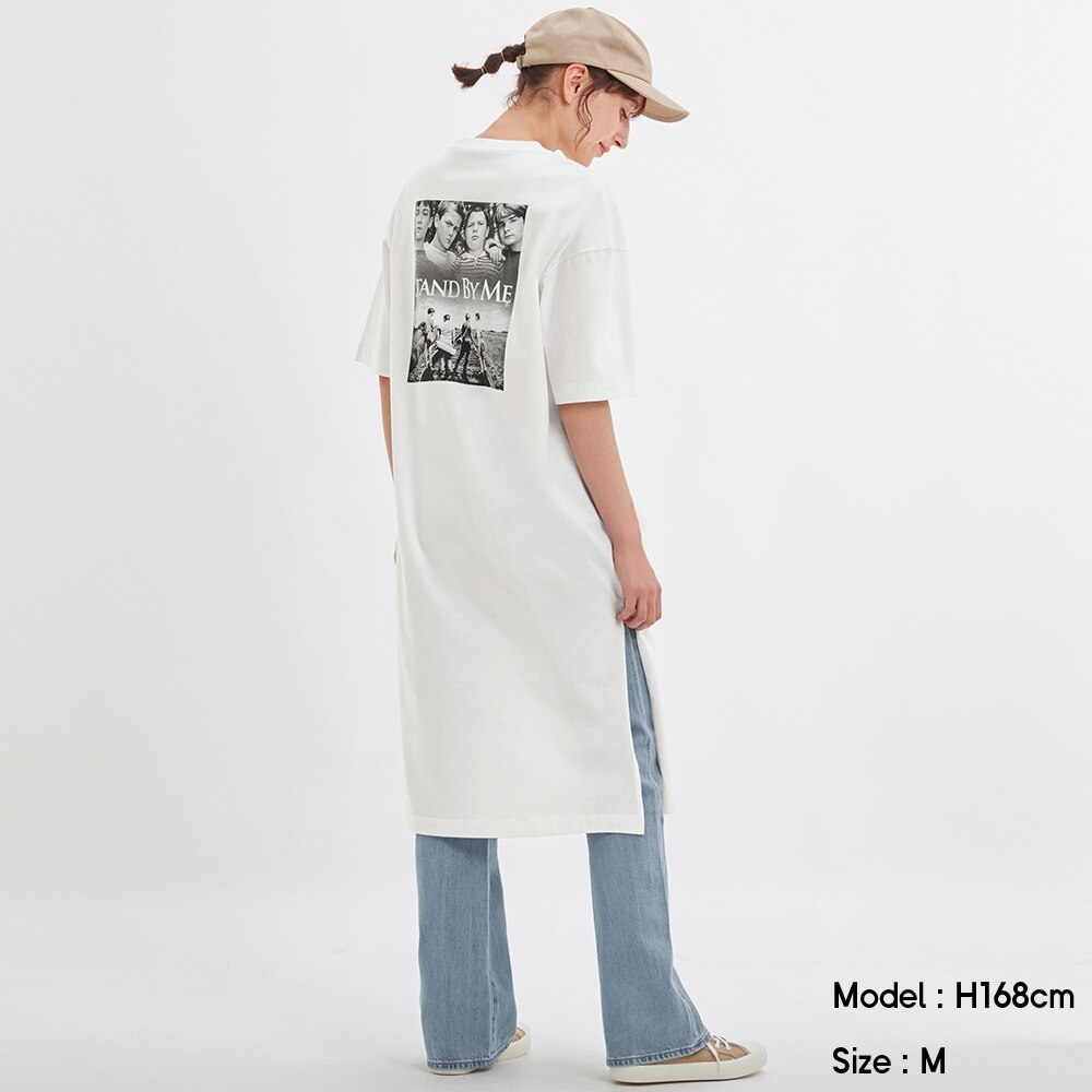 （GU）グラフィックワンピース(5分袖)MOVIE JN +Eのサムネイル