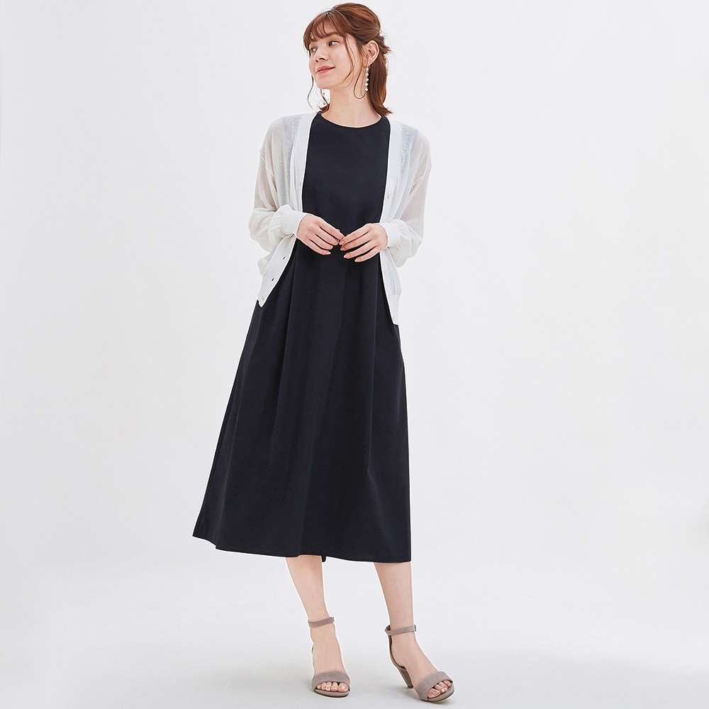 Gu公式 Aラインワンピース ノースリーブ Z E ファッション通販サイト