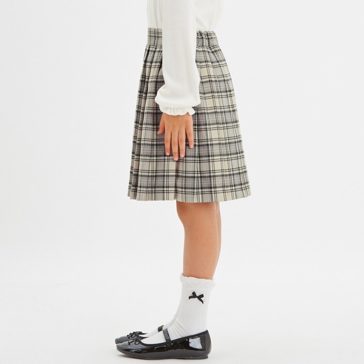 Gu公式 Girlsチェックプリーツスカートcl E ファッション通販サイト