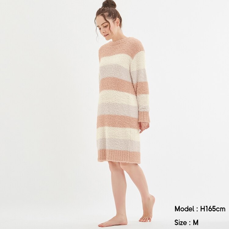 もこもこフィールラウンジワンピース 長袖 A X Gu ジーユー 公式通販オンラインストア