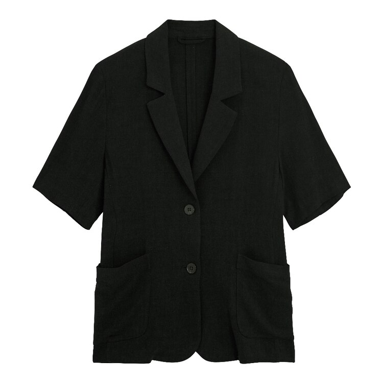 Gu公式 ショートスリーブテーラードジャケットy E セットアップ可能 ファッション通販サイト