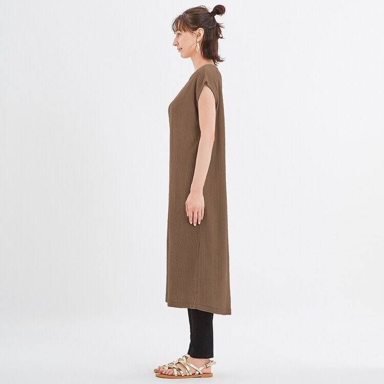 Gu公式 ランダムワッフルワンピース 半袖 Jn X ファッション通販サイト