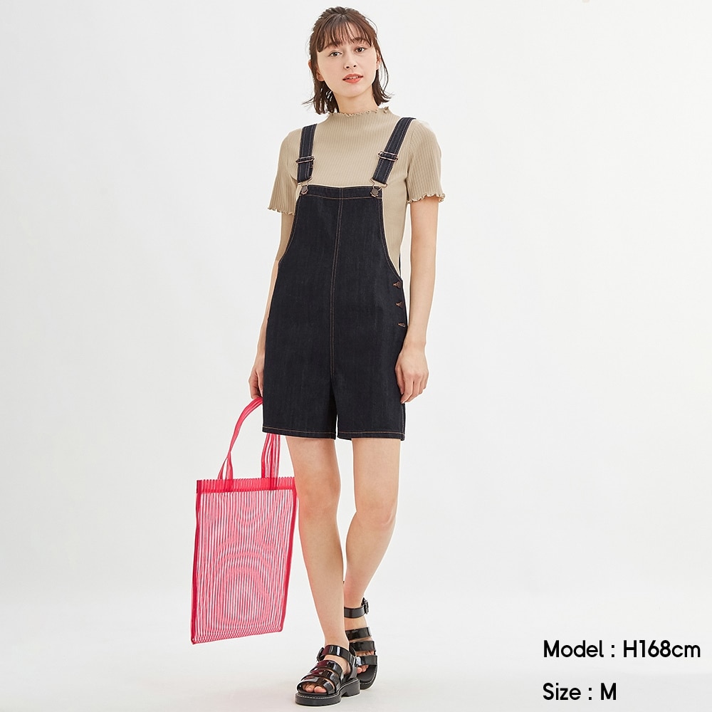 Guのデニムサロペットショートパンツjn X Stylehint