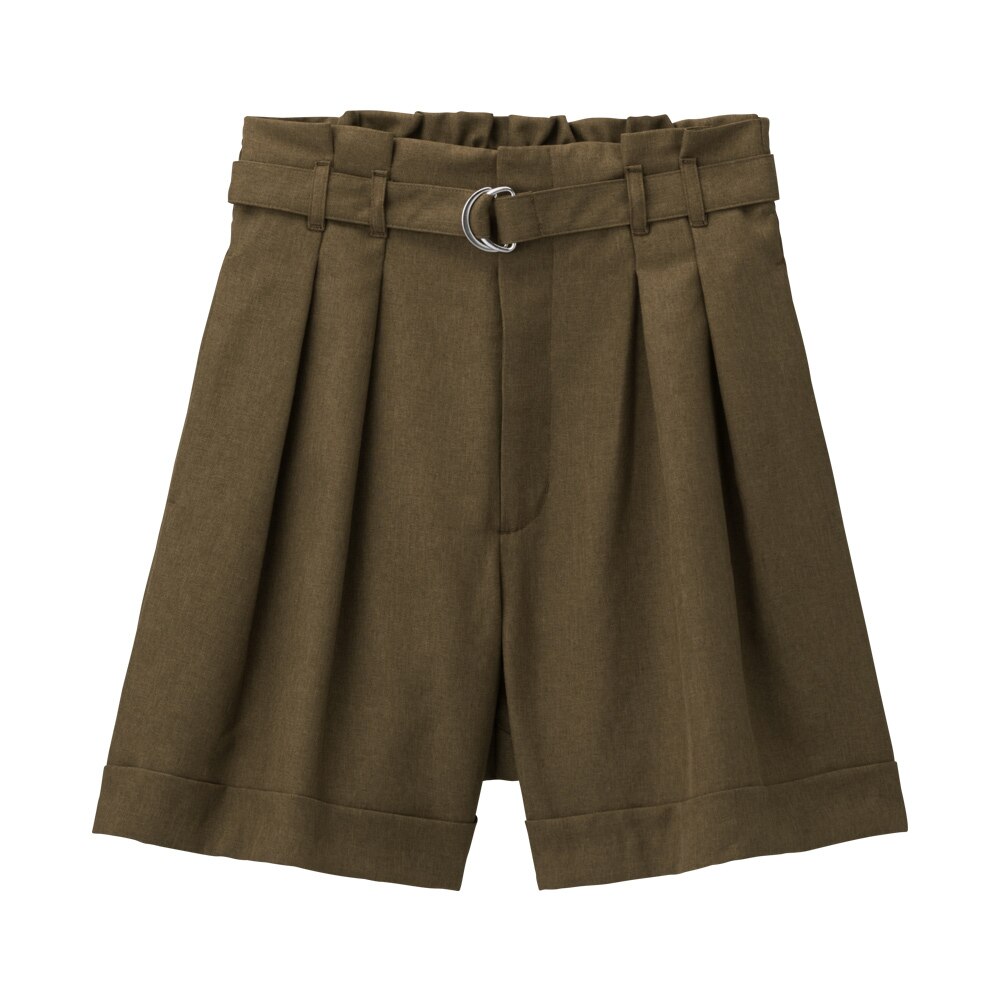 ウエストベルトハーフパンツ セットアップ可能 ファッション通販サイト Gu公式