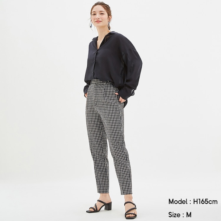 Gu公式 ストレッチテーパードパンツ ギンガム ファッション通販サイト Gu公式 ストレッチテーパードパンツ ギンガム ファッション通販サイト