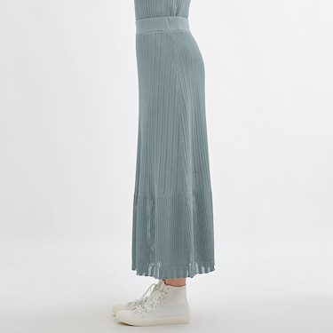 Gu公式 透かし編みニットスカートz E アンサンブル可能 ファッション通販サイト