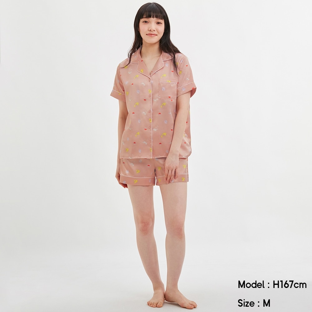 Gu公式 パジャマ 半袖 ショートパンツ Pokemon Icy 2 ファッション通販サイト