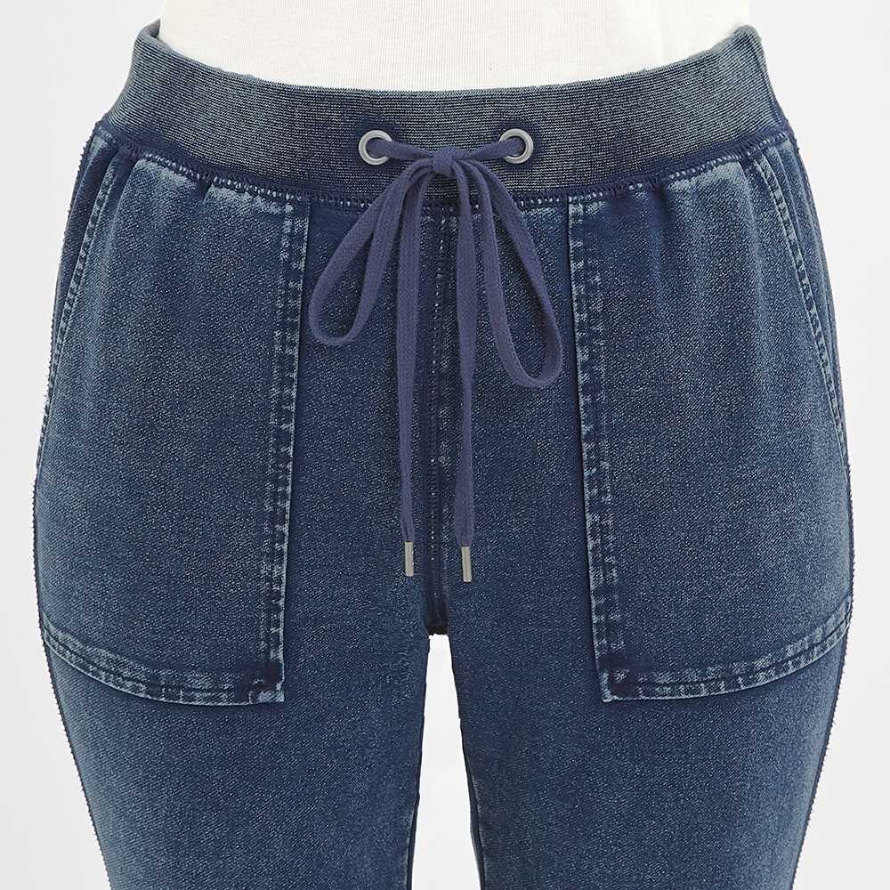 Gu公式 デニムスウェットイージーパンツ ファッション通販サイト