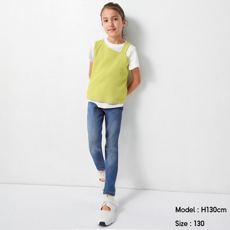 Kids 男女兼用 エクストラストレッチデニムレギンスパンツ Gu ジーユー 公式通販オンラインストア