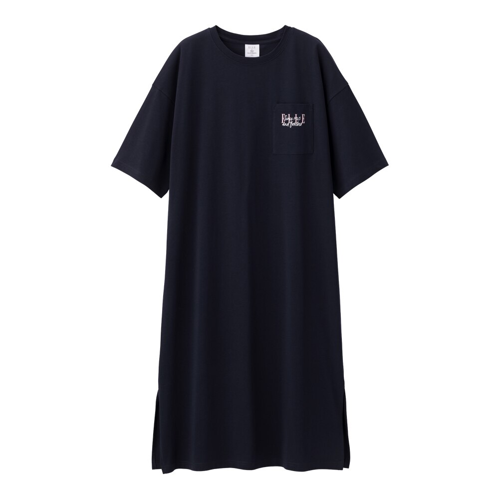（GU）ワンピース(5分袖)ELLE 1+Xのサムネイル