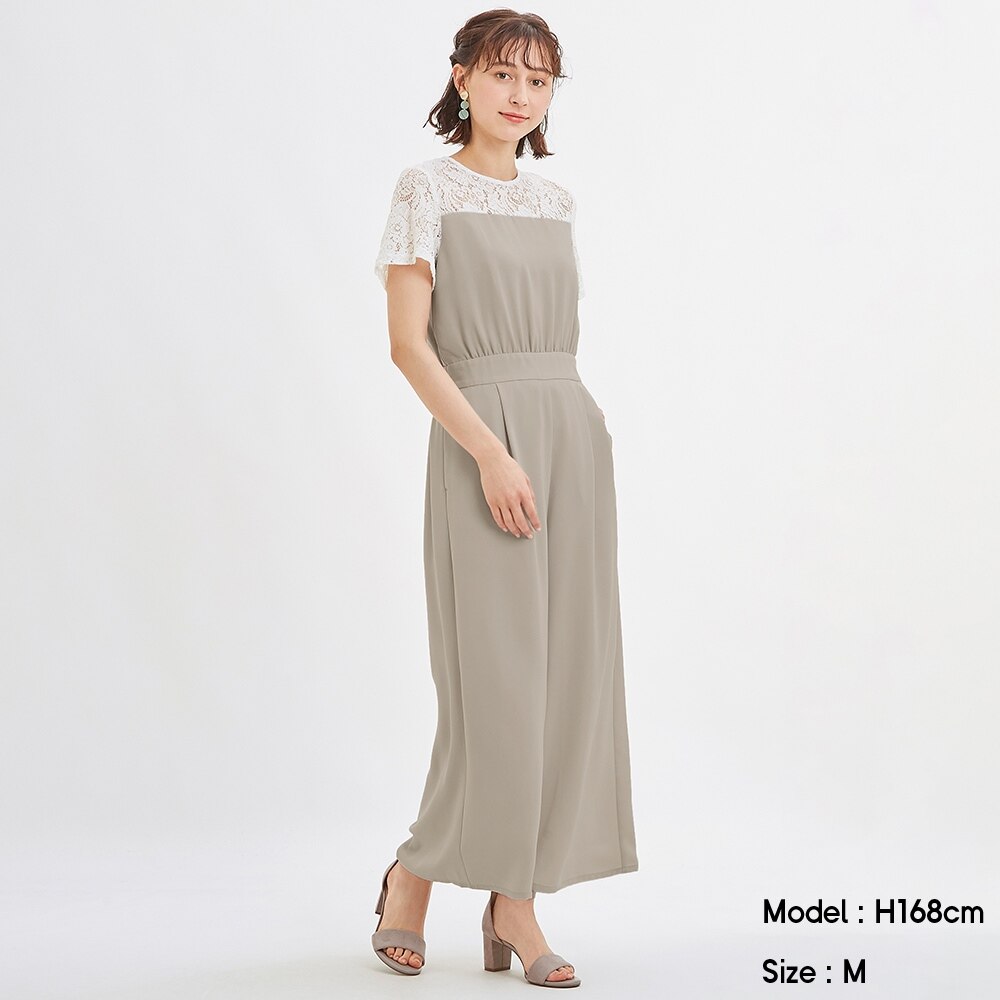 Guのレースコンビネーションワンピース 5分袖 Q X Stylehint