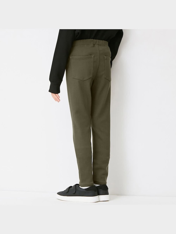 KIDS(男女兼用)ストレッチ裏起毛カラースキニーパンツ