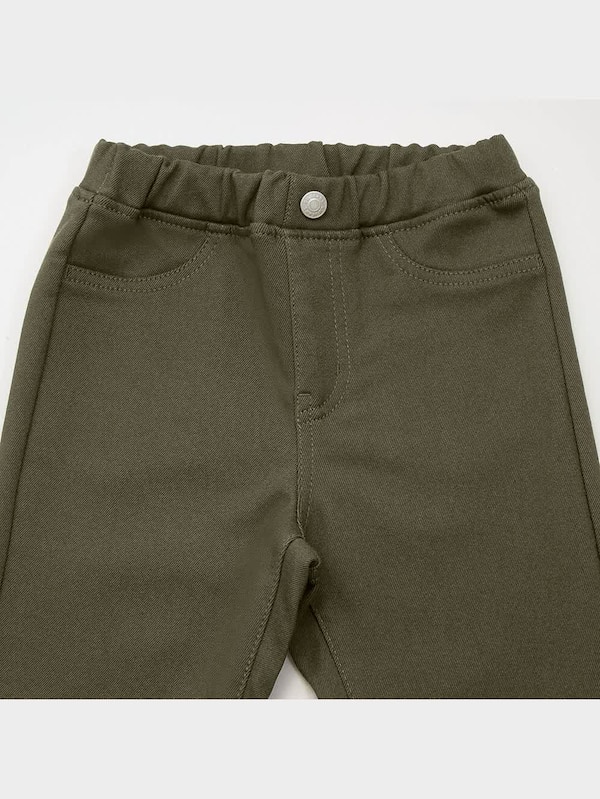 KIDS(男女兼用)ストレッチ裏起毛カラースキニーパンツ