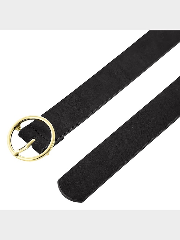 スエードタッチサークルバックルベルト