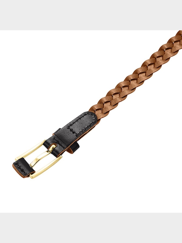 リサイクルレザーメッシュナローベルト