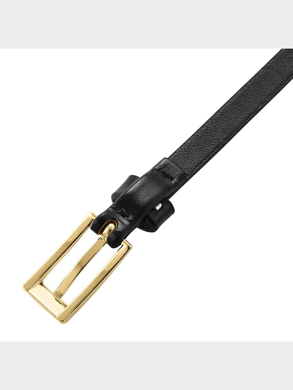 リサイクルレザーナローベルト