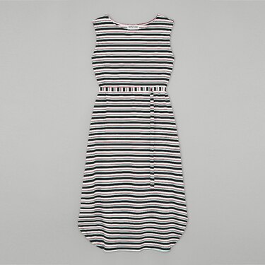 Gu公式 マルチボーダーワンピース ノースリーブ Mnm X ファッション通販サイト