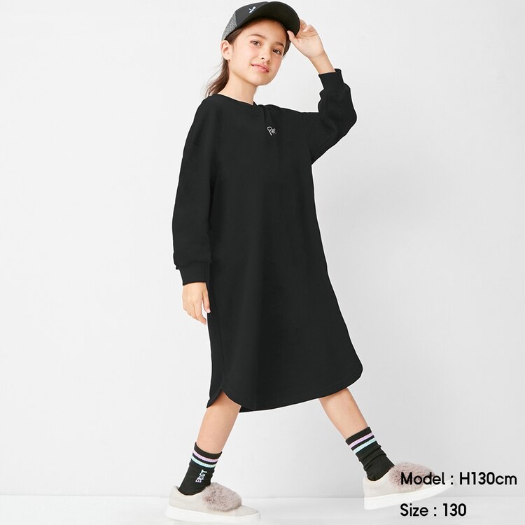 Girlsエンブロイダリーロゴスウェットワンピース 長袖 Gu ジーユー 公式通販オンラインストア Girlsエンブロイダリーロゴスウェットワンピース 長袖 Gu ジーユー 公式通販オンラインストア