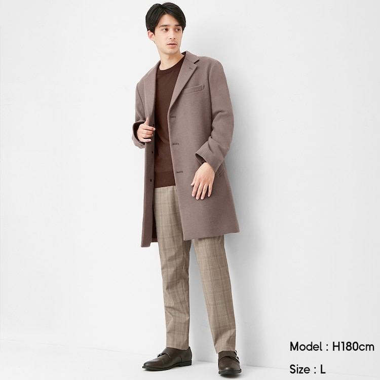 Gu公式 ウールブレンドチェスターコートcl ファッション通販サイト Gu公式 ウールブレンドチェスターコートcl ファッション通販サイト