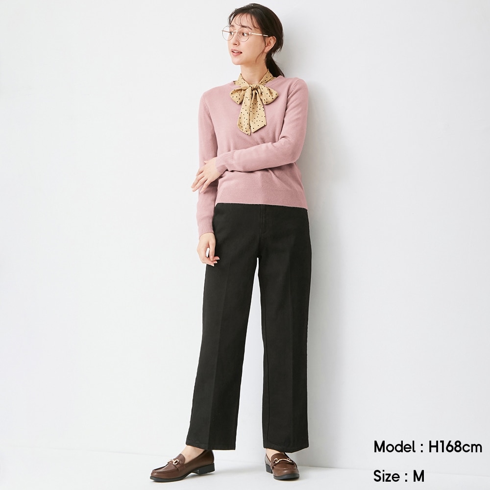 （GU）センタープレスストレートジーンズのサムネイル