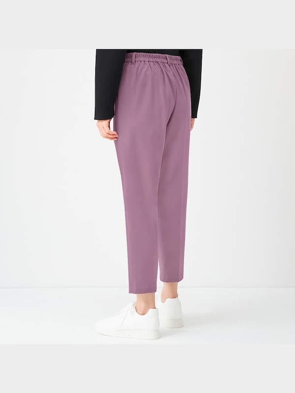 起毛タックテーパードパンツ