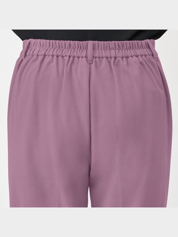 起毛タックテーパードパンツ