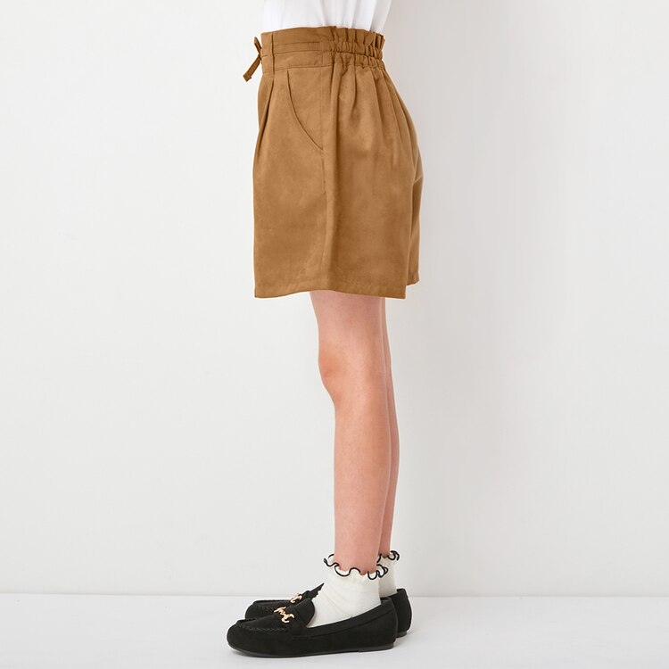 Girlsスエードタッチショートパンツ X セットアップ可能 Gu ジーユー 公式通販オンラインストア