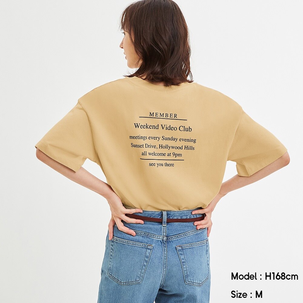 （GU）グラフィックチュニックT(5分袖)SD+Eのサムネイル