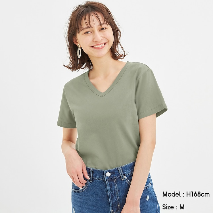 カラーvネックt 半袖 Gu ジーユー 公式通販オンラインストア カラーvネックt 半袖 Gu ジーユー 公式通販オンラインストア