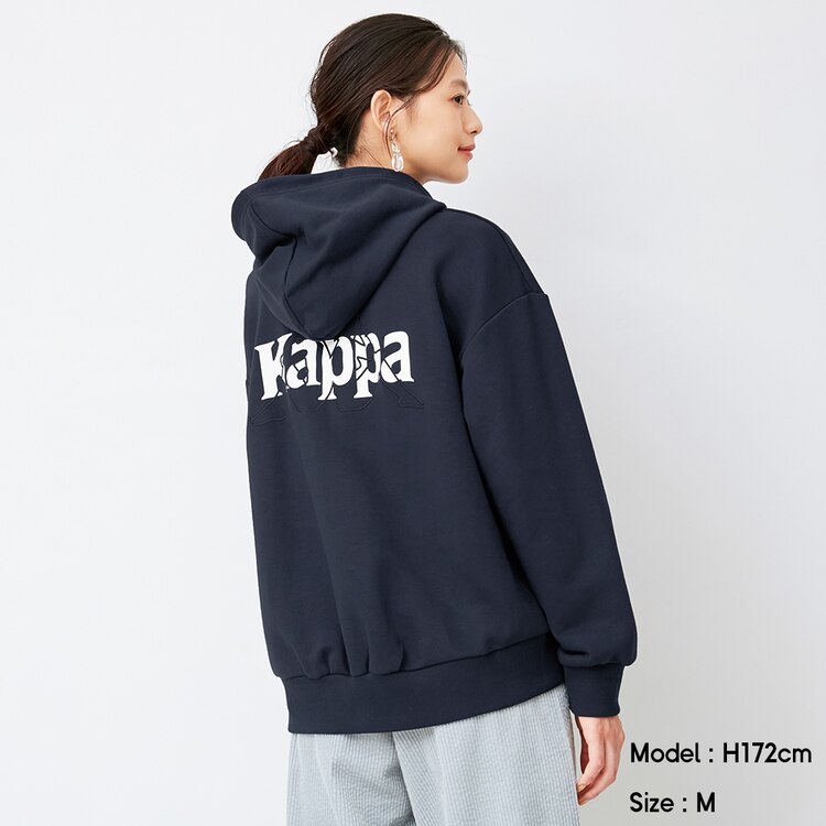 Gu公式 スウェットプルパーカ 長袖 Kappa X ファッション通販サイト