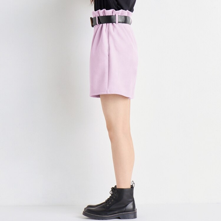 Girlsベルト付きスエードタッチショートパンツjr Gu ジーユー 公式通販オンラインストア