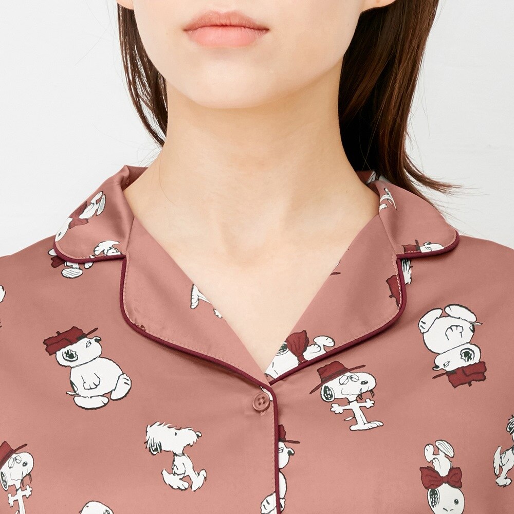Gu公式 サテンパジャマ 長袖 Peanuts ファッション通販サイト
