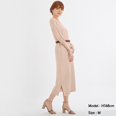 Gu公式 2wayパフスリーブニットワンピース 5分袖 Z X ファッション通販サイト