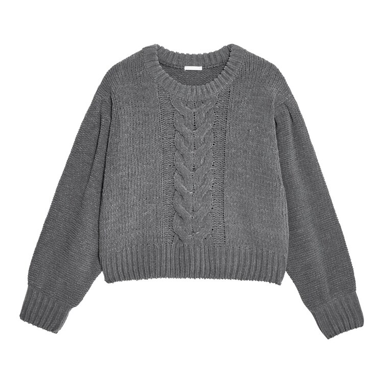 モールヤーンケーブルセーター 長袖 Yg E Gu ジーユー 公式通販オンラインストア