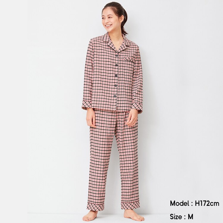 Gu公式 | フランネルパジャマ(長袖)(チェック)+X | ファッション通販サイト