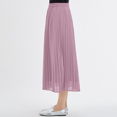 Gu公式 プリーツロングスカート ファッション通販サイト