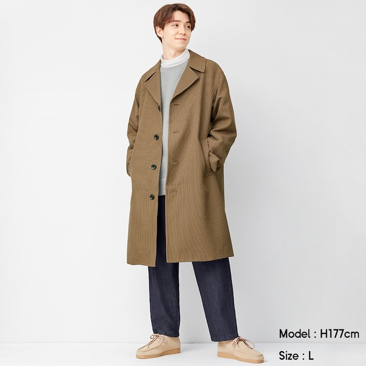 Gu公式 オーバーサイズチェックコート ファッション通販サイト