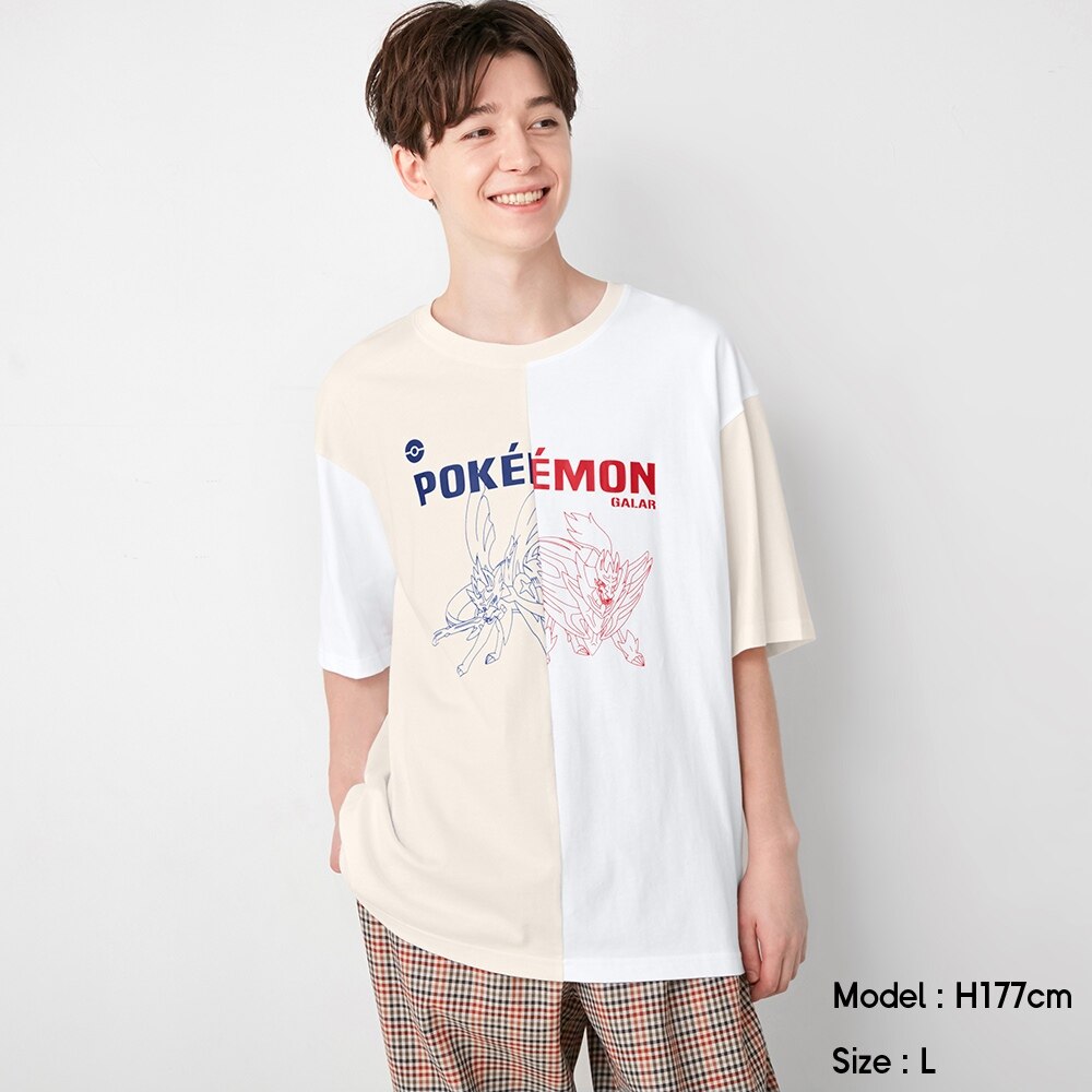 （GU）コットンビッグT(5分袖)POKEMON ICY 3のサムネイル